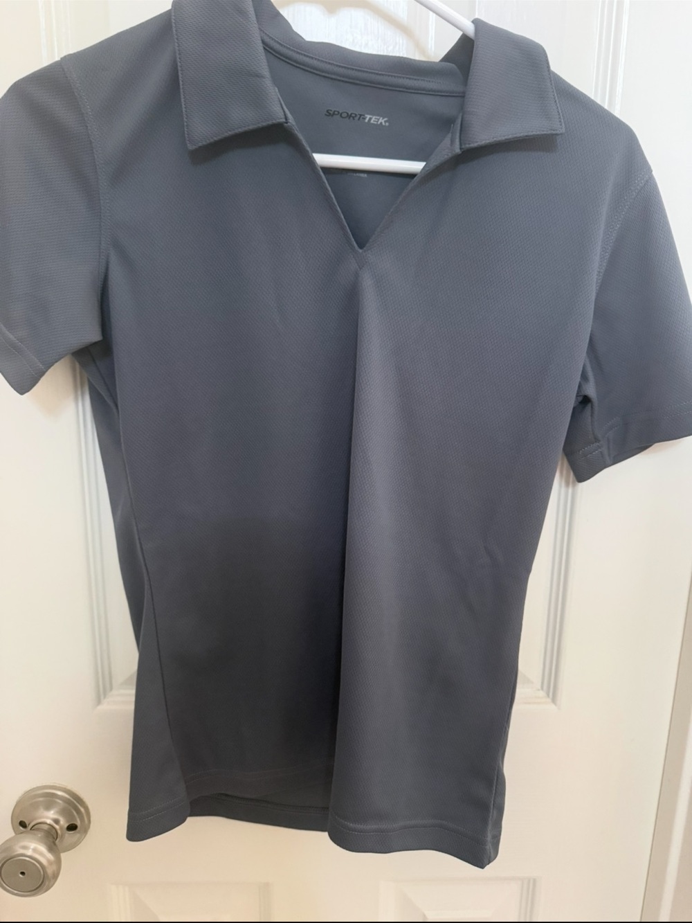 Sport-Tek Men’s Charcoal Gray Short Sleeve Polo